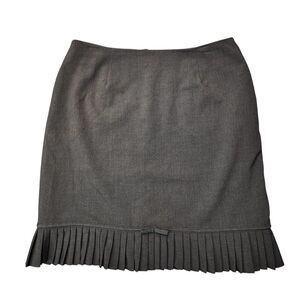 Vintage Versailles Sz 14 Women’s Plaid Pencil Skirt Gray Accordion Pleated Lined